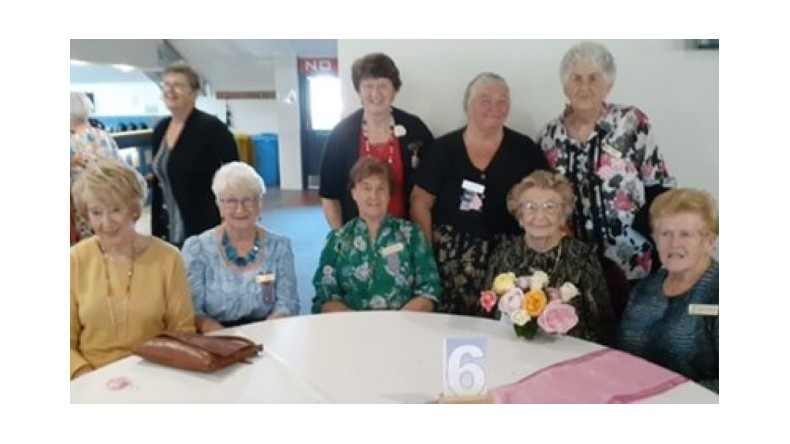  Several VIEW Club members attending the Hospital Auxiliary Morning Tea