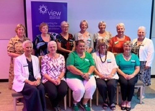 Committee Photo above With National President Marg Woodhouse and National Vice-President Evelyn Berg